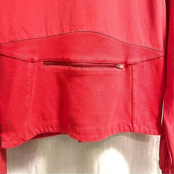 Oiselle Tracker Moto Jacket size 2 red coral - Picture 8 of 12